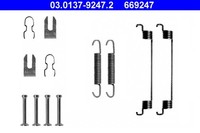 ATE ZubehöRsatz Bremsbacken 03.0137-9247.2 FüR Ford Fiat Punto KA 500 Panda RU8