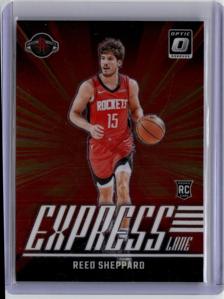 2024-25 Donruss Optic #16 Reed Sheppard Express Lane