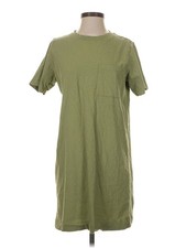 Everlane Women Green Casual Dress S