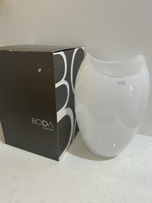 BODA Design Lambada Vase in White As New In Original Box