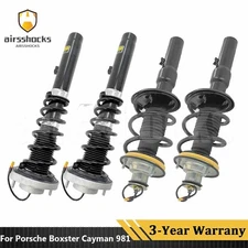 Front Rear Shock Strut Assys w/PASM Fit Porsche Boxster Cayman 981 2013-16 3.4L