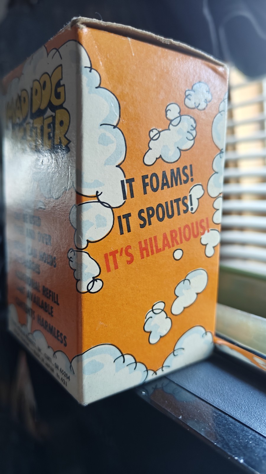 Mad Dog Lighter, Novelty, Poynter Products, 1980, Prank Gag Joke