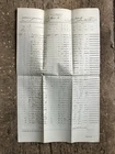1864 Civil War - 60th Indiana Volunteers -Paymaster's Forage Report in Louisiana