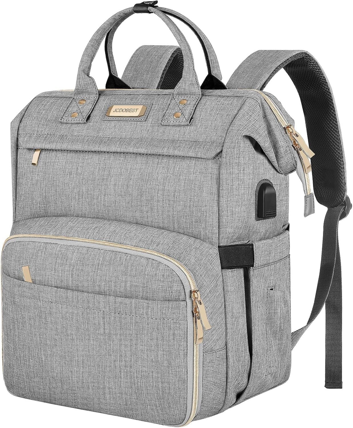 , Insulated Cooler Backpack Lunch Box Laptop Backpack With Usb