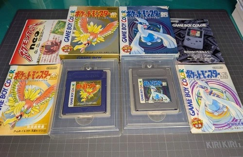 Pokémon Game Boy Gold and Silver (2-pack) with box and instruction manual. Worki