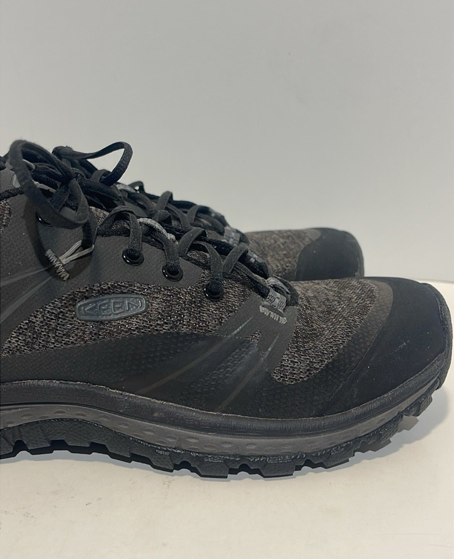 Scarpe Keen Terradora II grigio secco nere impermeabili escursionismo outdoor donna taglia 7