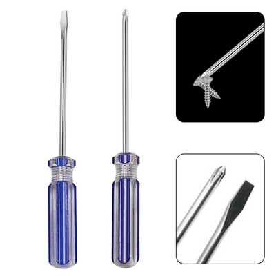 Heavy Duty Slotted and Cross Screwdriver for Furniture Repair Professional Tool