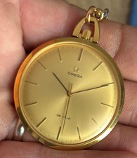 Omega Deville Gold Pocket Watch 44 grams.