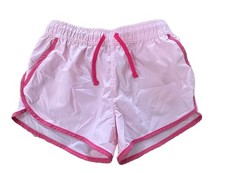 Crewcuts Active Girls Shorts 12 Pink Drawstring Elastic Waist Pockets