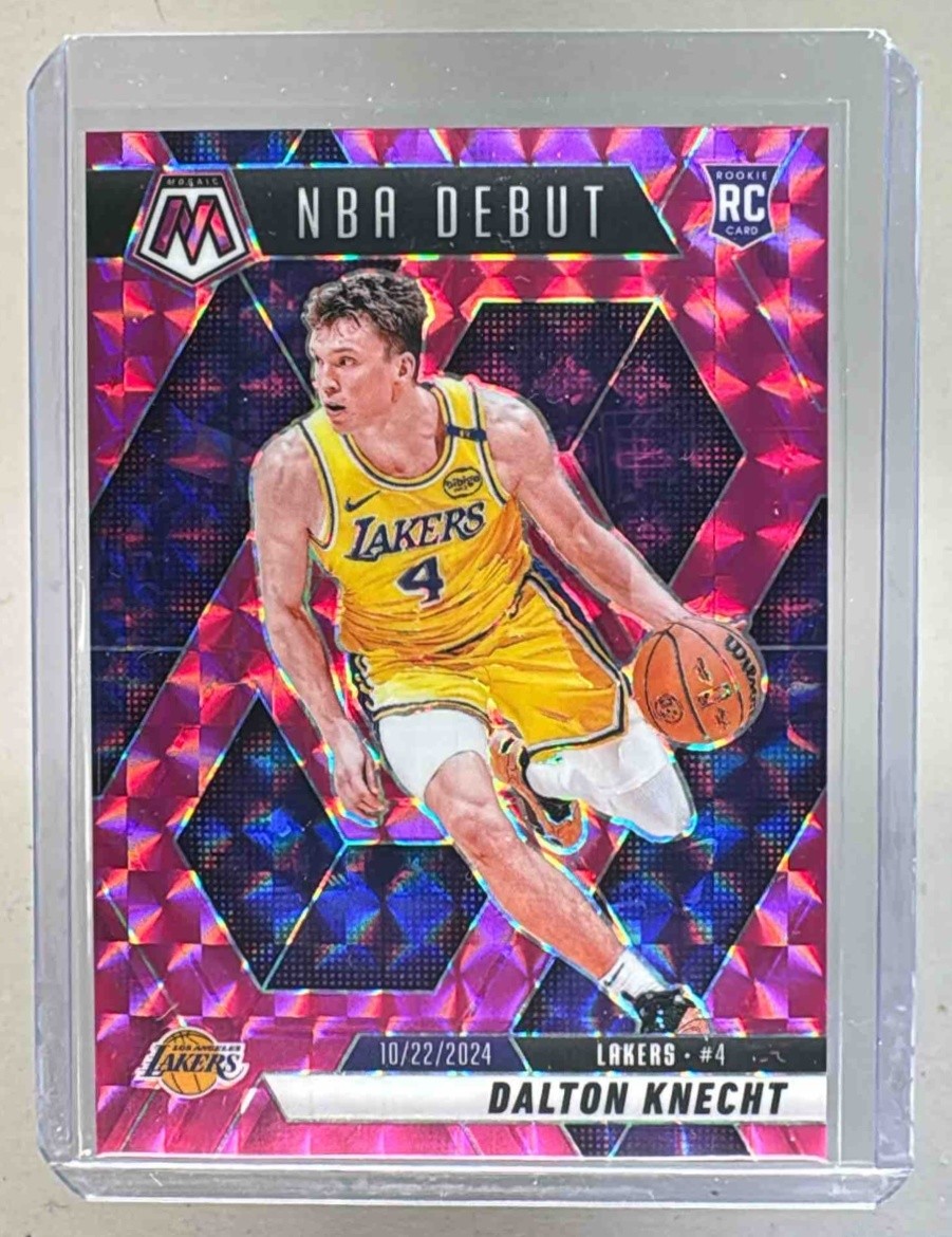 Dalton Knecht 2024 Panini Mosaic #264 Pink Rookie NBA Debut RC /175
