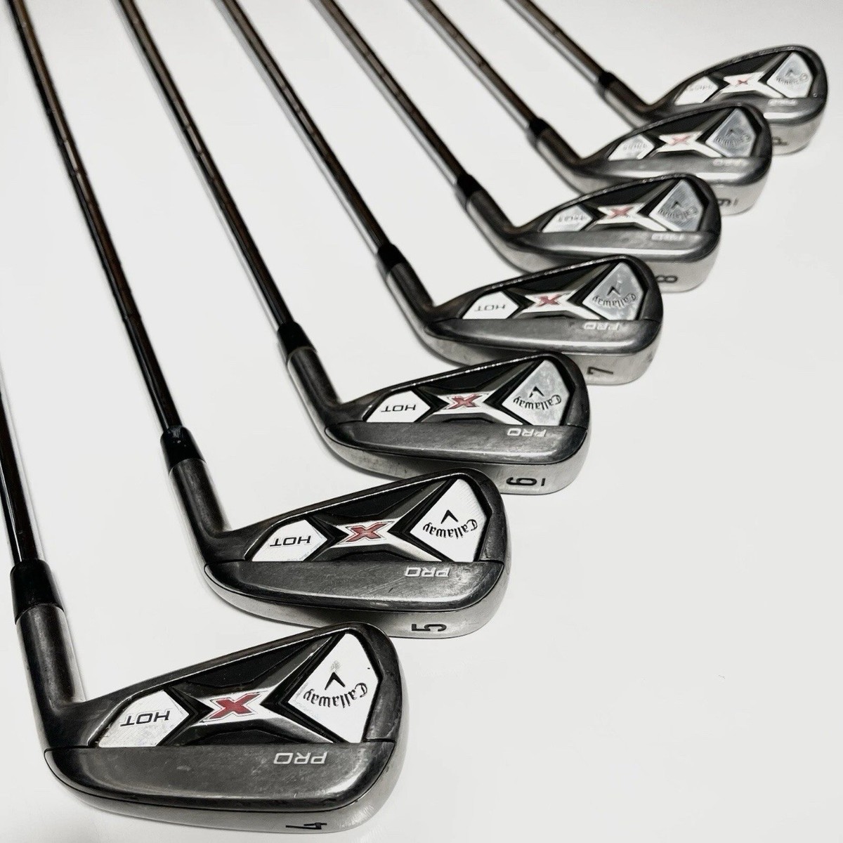 Callaway X Hot Pro Iron Set 4-9, PW Right Handed Extra Stiff Flex