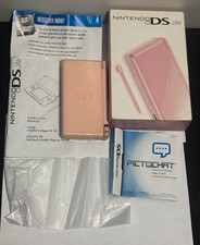 Nintendo DS Lite Pink with Box broken hinges