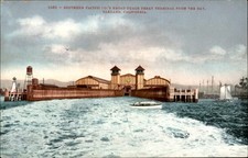 Oakland CA Ferry Terminal Edw. H. Mitchell c1900s-10s Vintage Postcard