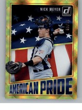 2018 Donruss American Pride Gold #AP5 Nick Meyer 99 (ref 136948)