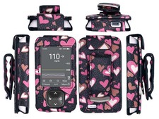 SNK Fitted Leather Case with Screen Protector Lanyard for Dexcom G7/G6 Receiver