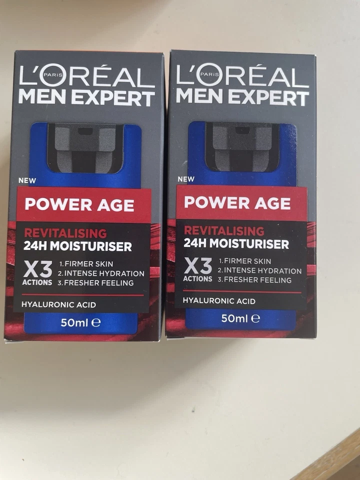 L'oreal Men Expert Power Age X3 24H vita Lift, Moisturisers & Nivea Moisturising - image 2 of 4