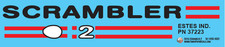 Estes Scramber 2 Decals
