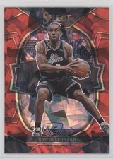 2022-23 Panini Select Concourse Red Cracked Ice Prizm Kawhi Leonard #65 1o8k