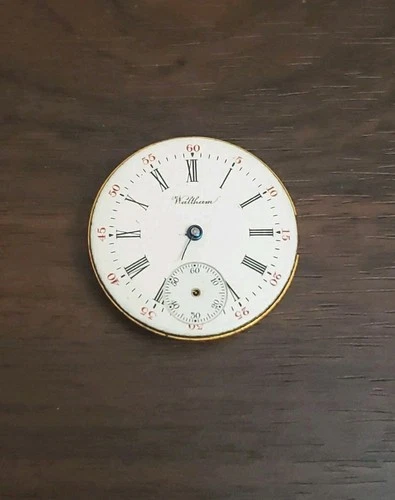 Antique 1899 Waltham Seaside 1891 Pocket Watch Movement Parts/Repair 0s 15j USA