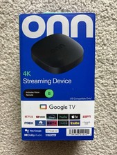 Brand New Onn 4K Streaming Device, Google TV - UHD, 8GB Storage, 2GB RAM