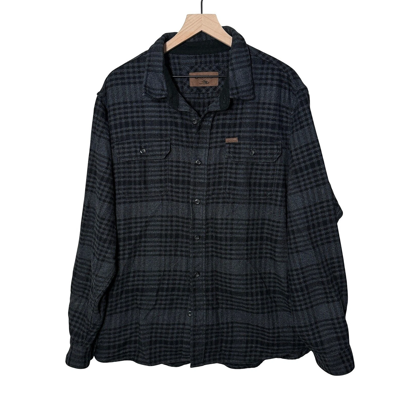 ORVIS Classic Collection Mens Plaid Flannel Shacket XXL Gray Black Heavy Outdoor
Opens in a new wind