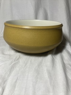Denby Brown, Mustard, Yellow Serving Bowl Stoneware
