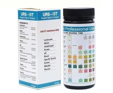 100x Urine Test Strips 10 Parameter Urinalysis Dipstick pH Health Test Kit