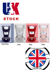 Personalized Baby Carrier with Hip Seat Newborn to Toddler 6-in-1 Adjustable