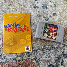 Banjo-Kazooie - Nintendo 64 - Manual Included - Action/Adventure - E Rated