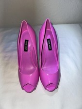 Nine West Women's Hethr Pump Size M5 Used Once Pink Beautiful Shoes
