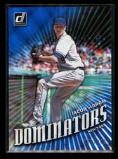 2019 Donruss Jacob deGrom #D3 Dominators Blue #/249