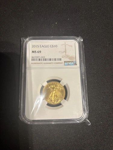 2015 -  1/4 oz $10 Gold Eagle - NGC MS69