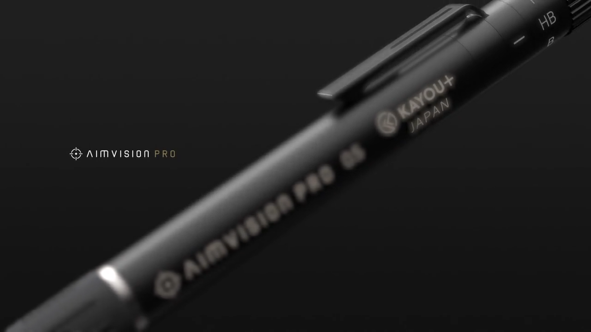 KAYOU+ AIMVISION PRO 0.5 ＋rotring800 Kayou+ AimVision PRO Drafting Mechanical Pencil 0.5mm Black Made