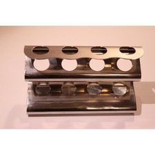 Waveform Hydrologie Stainless Steel Toothbrush Holder/Razor Stand Polished K