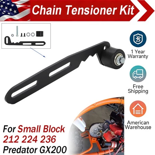 MiniBike Chain Tensioner Adjuster Kit For 212 224 236 Small Block Predator Gx200