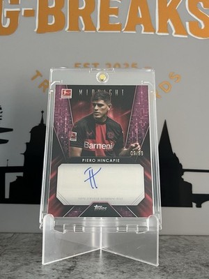 Topps Midnight Bundesliga 24-25 Piero Hincapie Auto /99 - Bayer Leverkusen