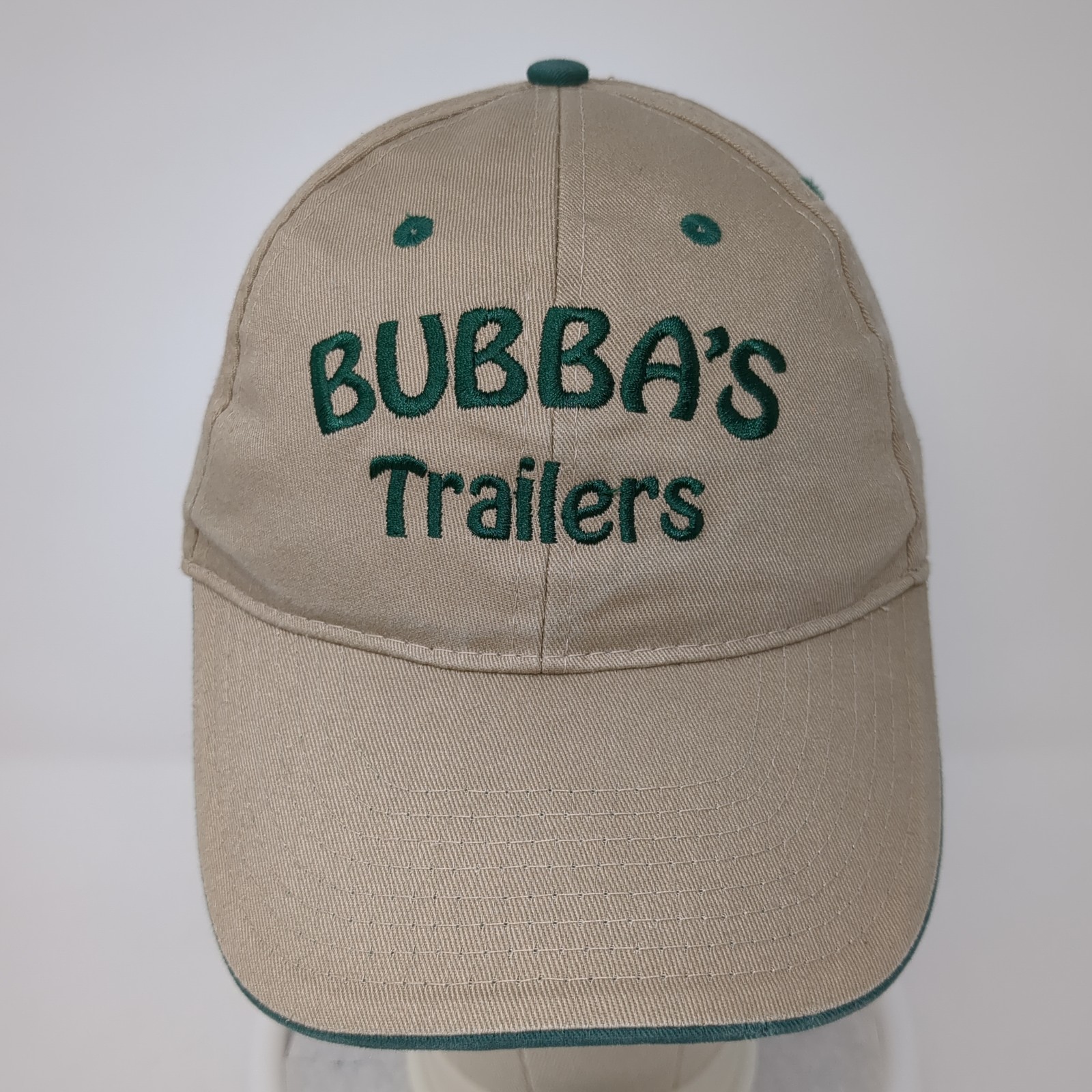 Bubba's Trailers Strapback Hat Brown One Size Adj… - image 2