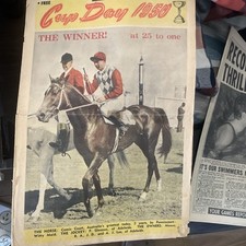 Newspaper The Argus Melbourne Cup Nov 8 1950