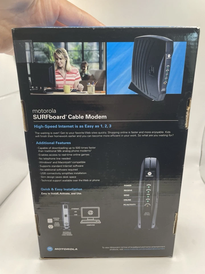 Motorola Surfboard SB5101 Cable Modem - Image 2 of 4