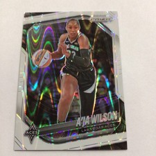 2025 Panini WNBA White Seismic Aja Wilson #76 Las Vegas Aces