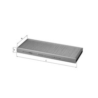 Filter Innenraumluft Mahle LA 77 FüR Ford Usa Lincoln Fiesta III Courier