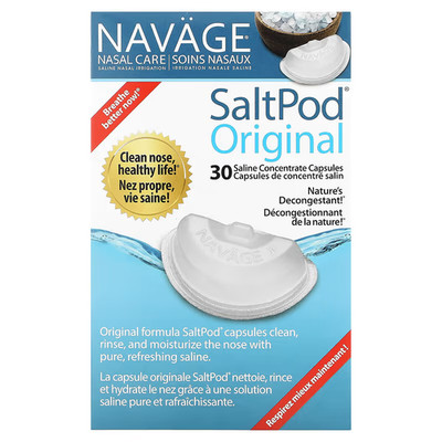   Navage Nasal System Original Saltpods 30 pods Brand New Sealed Salt Pods  