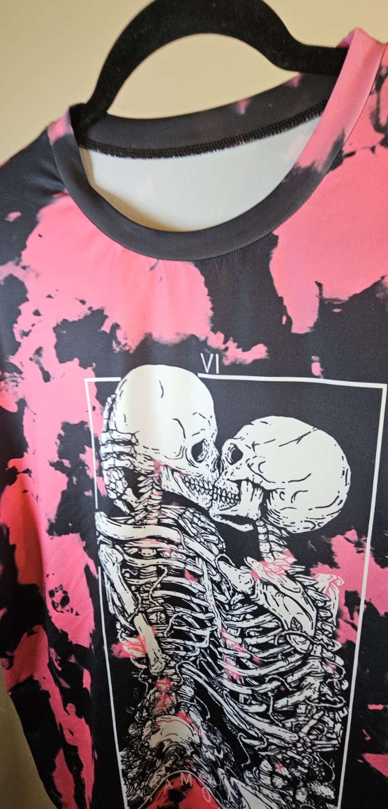 skeleton Polyester/ Elastane shirt Women's Size 2x - image 4