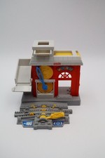 Fisher Price GeoTrax Workin Town Railway Mill Factory H3464 2005 w Track