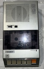 Vintage Sony TCM-737 Cassette - Corder / Battery Tape Recorder Player TESTED