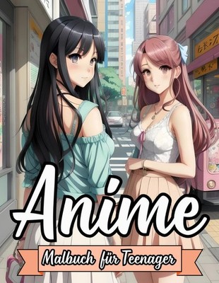 Anime Malbuch Kawaii Mode & Kimonos, Ausmalbuch für Erwachsene, Modell-Nr