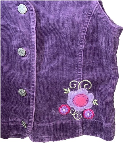 The Children’s Place Corduroy Vest Purple Size Medium | 7 / 8 Girls Excellent!!! - Picture 5 of 13