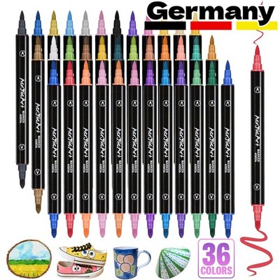 Acrylstifte für Steine Wasserfest 36 Farben Marker Stifte zum Steine Bemalen.