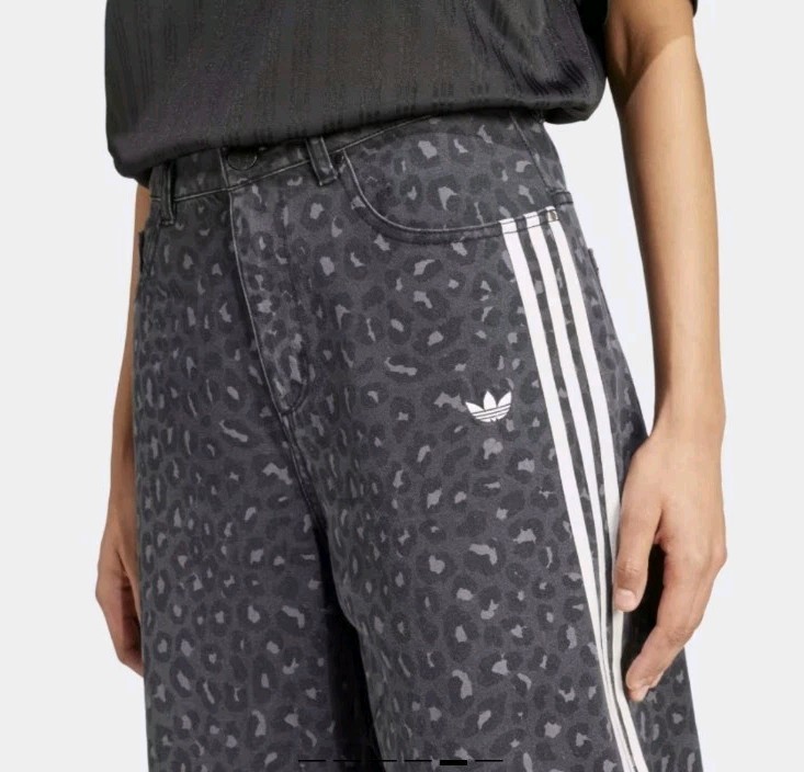 Adidas Leopard Animal Print Pants Jeans 34 NEW NWT | eBay