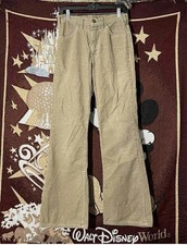 Levis Vintage 80's Corduroy Pants Mens White Tab Brown/tan